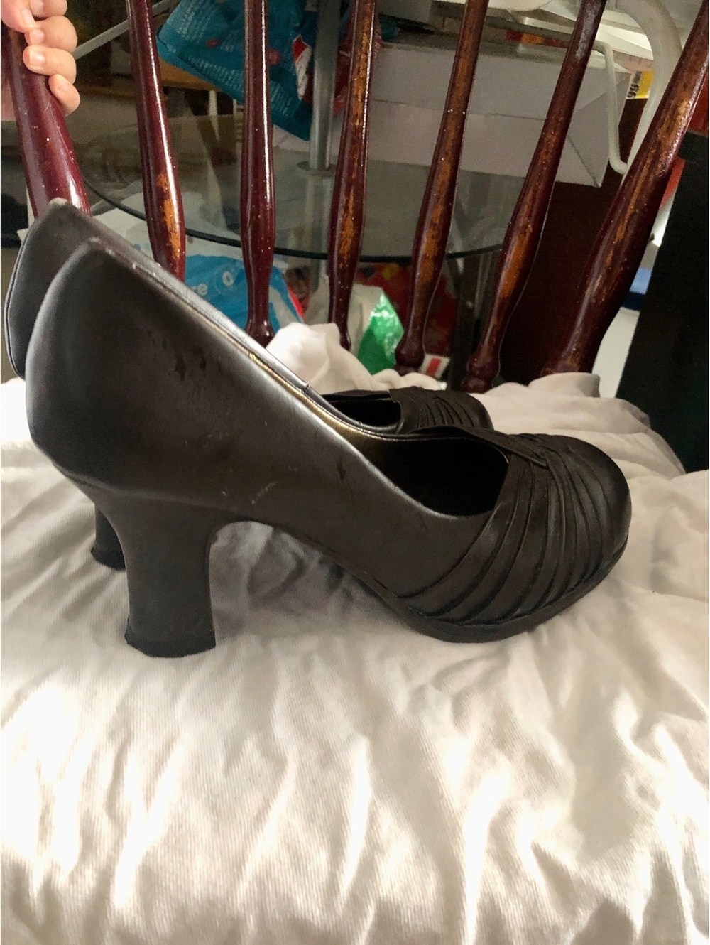 Vintage Y2K 725 Originals Millie Brown Pumps Size 7 Fits 7.5 Office Siren 2000s - Picture 7 of 12